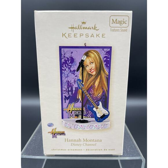 Hallmark Christmas Keepsake Ornament Hannah Montana Disney Channel Magic Sound - Picture 2 of 8